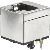 FCI Modular jacks RJ45-Einbaubuchse 91139-088LF Buchse, Einbau vertikal Pole: 8P8C Metall 1 St.