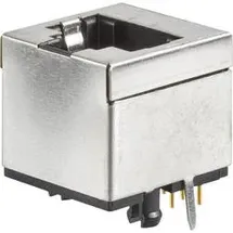 FCI Modular jacks RJ45-Einbaubuchse 91139-088LF Buchse, Einbau vertikal Pole: 8P8C Metall 1 St.