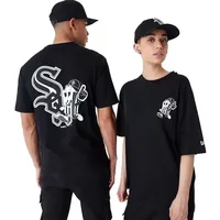 New Era MLB Food Graphic Oversized T-Shirt in Schwarz,