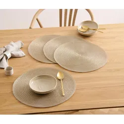 Tchibo - 4 Platzsets - gold
