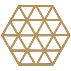 Zone Denmark - Triangle Untersetzer, 16 x 14 cm, khaki