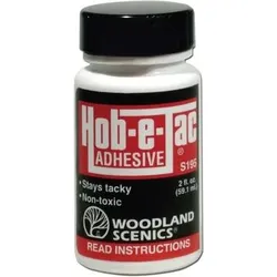 WOODLAND SCENICS WS195 Hob-E-Tac Adhesive 59,1 ml wasserlöslicher Hochdruckkleber