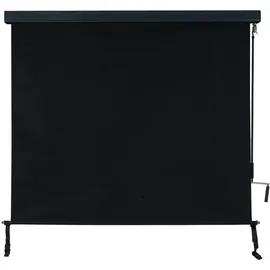 Mendler Vertikalmarkise 250 x 180 cm Schwarz