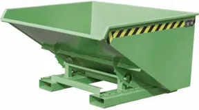Bauer Südlohn Spänebehälter EXPO-E 900, lackiert, Resedagrün