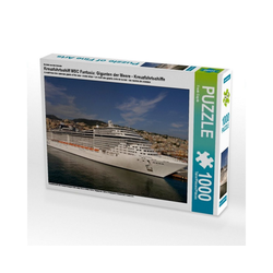 CALVENDO Puzzle CALVENDO Puzzle Kreuzfahrtschiff MSC Fantasia: Ein, 1000 Puzzleteile