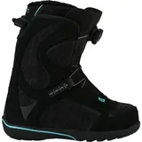 HEAD Damen Snowboot JADE LYT BOA D, Schwarz/Grau/Türkis, 23,5