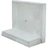 Diephaus L- Stein bewehrt Grau 55 x 100 x 30 x 8 cm