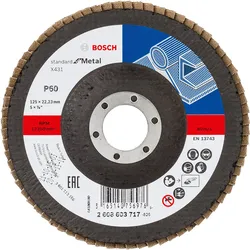 Bosch Fächerschleifscheibe X431 Standard for Metal, gerade - 2608603717