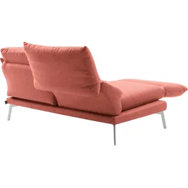 Schöner Wohnen 2,5-Sitzer "Spin, Multifunktionssofa, bequem und hochwertig verarbeitet", rosa (flamingo), B:248cm H:85cm T:225cm, 100% Polyester, SCHÖNER WOHNEN-KOLLEKTION, Sofas, Drehsitz-Funktion, USB-Anschluss, Armlehnfunktion, Rückenverstellung