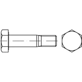 Peiner Umformtechnik Peiner EN 14399-8 Form H Sechskant-Passschraube Gewindetoleranz 6g M20x75 Stahl 10.9 feuerverzinkt