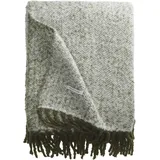 Tom Tailor Wooly Herringbone Plaid 130 x 170 cm Grün