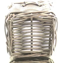 Van der Leeden Rattan Übertopf 50 x 50 cm Grau