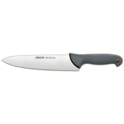Arcos Serie Colour Proof - Kochmesser - Klinge Nitrum Edelstahl 250 mm - HandGriff Polypropylen Von Elastomer bedeckt Farbe Schwarz