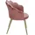 MID.YOU Armlehnstuhl, rosa Textil, konisch, 47.5x80x53 cm, Esszimmer, Stühle, Esszimmerstühle, Armlehnenstühle