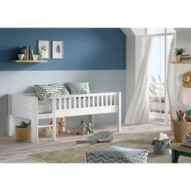 Vipack Spielbett Scott 90 x 200 cm Kiefer massiv weiß