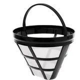 Kaffeefilter Wiederverwendbar Größe 4, Kegelförmig Dauerkaffeefilter für 8-12 Tassen Kaffee, Waschbar Kaffeetropfer Mehrwegfilter, Papierloser Kaffeefilter zur Herstellung von Manuellem Kaffee
