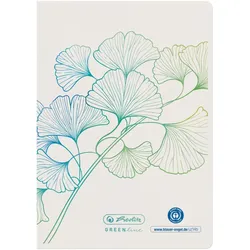 herlitz Notizheft Greenline A6 liniert(51) 32 Blatt Ginkgo