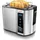Arendo Toaster 2 Scheiben Silber