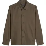 Marc O'Polo Regular Fit Overshirt Dunkelbraun M