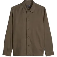 Marc O'Polo Regular Fit Overshirt Dunkelbraun M
