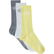 The North Face Multi Sport Crew Socken 3er Pack Grau/Weiß/Gelb 44-46