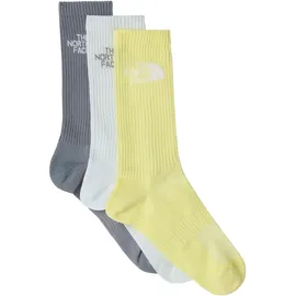 The North Face Multi Sport Crew Socken 3er Pack Grau/Weiß/Gelb 44-46