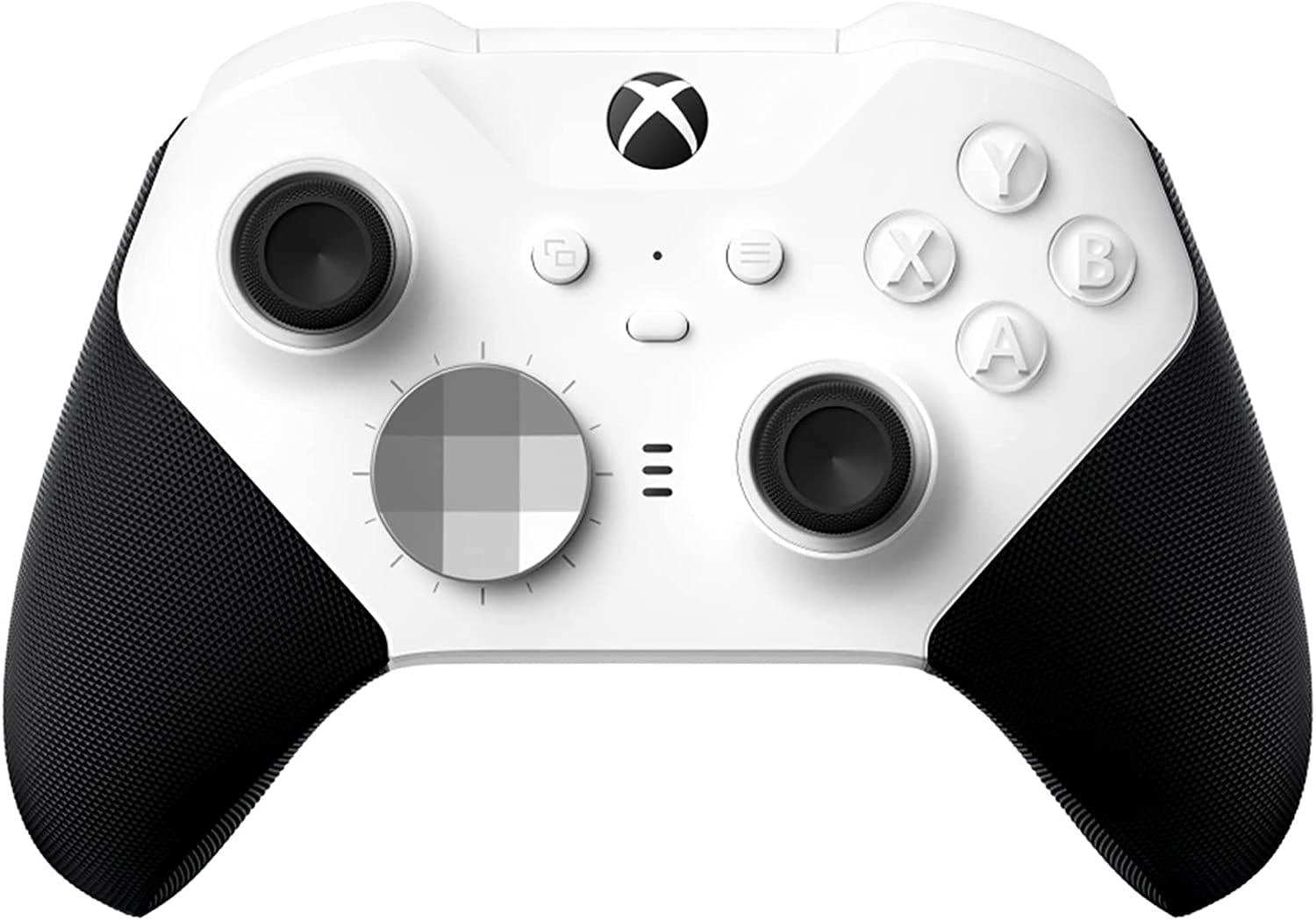 Microsoft Xbox Elite Wireless Controller Series 2 - Core Edition – Ohne Zubehör (Xbox Series S, Xbox One S, Xbox One X, Xbox Series X, PC), Gaming Controller, Schwarz, Weiss