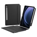 Inateck Hülle mit Tastatur für Samsung Galaxy Tab S10 Lite/S10 FE/S9 FE/S9 Schwarz
