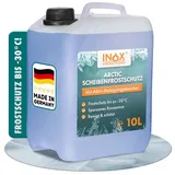 INOX-LIQUIDSYSTEMS Scheibenfrostschutz Konzentrat 10L – Hocheffektiver Scheibenwasser Frostschutz bis -30°C - Absolut schlierenfrei - Sofort mischbereit – Angenehmer Citrusduft