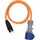 Brennenstuhl CEE-Adapter Camping 1,5 m orange