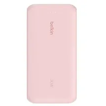 Belkin Powerbank 20.000mAh pink 30W integr.USB-C Kab. BPB024hqPK