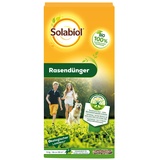 Solabiol Bio Rasendünger, Langzeitdünger mit natürlichem Wurzelstimulator und bis zu 14 Wochen Langzeitwirkung, 10 kg für 200 m2