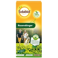 Solabiol Bio Rasendünger, Langzeitdünger mit natürlichem Wurzelstimulator und bis zu 14 Wochen Langzeitwirkung, 10 kg für 200 m2