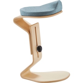 Mayer Sitzmöbel Arbeitshocker »Hocker myERCOLINO mit Comfortsitz«, ermöglicht dynamisches Sitzen blau