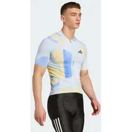 adidas Essentials 3-Streifen Light In Motion Graphic Jersey halo blue XS