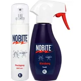 Nobite Doppelpack Mückenschreck-Set Mückenschutz Mückenspray Insektenschutz DEET 50 Haut-Spray und Nobite Kleidung No-Bite Anti-Zecken-Mücken-Moskito