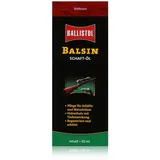 Ballistol Balsin Schaft-Öl rotbraun 50ml Flasche - Holzschutz gegen Regen, Nässe, Fäulnis und Schimmel
