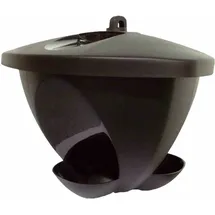 Hammarplast Vogelfutterhaus 4l Schwarz 1St.