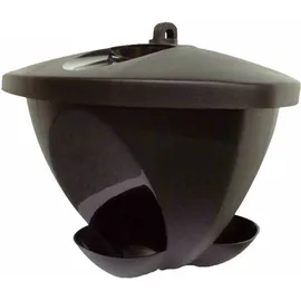 Hammarplast Vogelfutterhaus 4l Schwarz 1St.