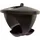 Hammarplast Vogelfutterhaus 4l Schwarz 1St.