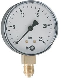 Syr - Sasserath Manometer 2000.00.907 G 1/4, 0-25 bar, mit senkrechtem Anschluss