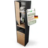 Topeshop S40 Anthrazit, Eiche,