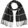 MAN'S WORLD Schal MAN'S WORLD, Damen, anthrazit, weiß, Web, Obermaterial: 100% Polyacryl, gemustert, kariert, unifarben mit Farbeinsatz, Modetücher Schal, mit dezent-auffälligem Karomuster - NEW