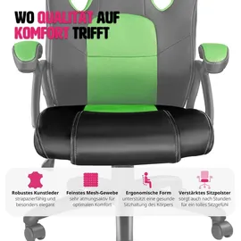 Tectake Mike schwarz/grün