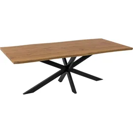 möbelliebling JOSY 240 x 77 x 100 cm Wildeiche schwarz