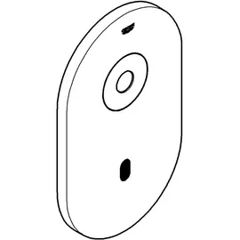 Grohe Abdeckplatte 42421 mit Elektronik 42421SD0 edelstahl