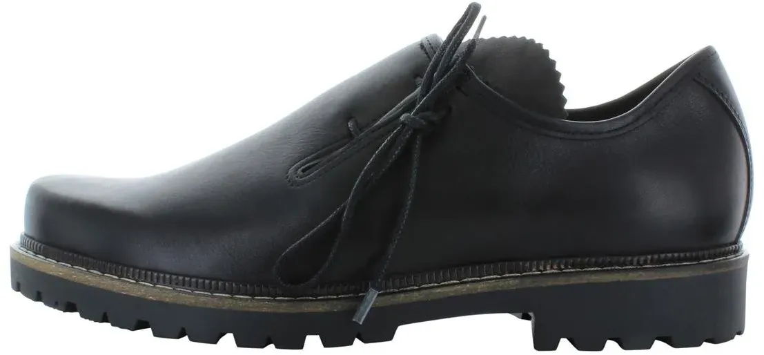 dirndl & bua Haferlschuhe Modell Gusen schwarz, Gr. 8 UK / 42 EU
