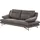 Calia Italia Couch Strukturbezug 3-Sitzer Grau