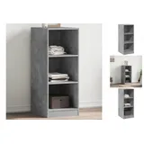 vidaXL Kleiderschrank Betongrau 48x41x102 cm Holzwerkstoff