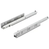 Gedotec Schubladenschienen Vollauszug - 1 Paar - Auszüge: 270 mm -Unterflurführung mit Steckzapfen-Montage - Teleskopschienen für Holz-Schubkästen - Schubladen Schienen Auszug mit Dämpfung